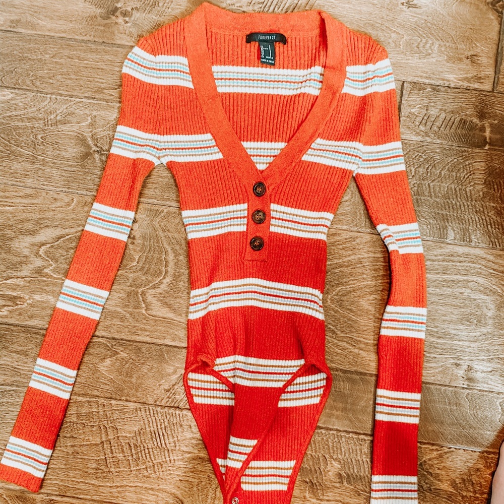Orange Bodysuit